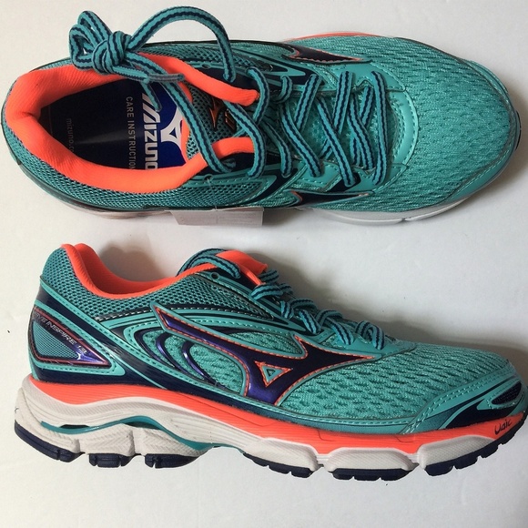 Mizuno Wave Inspire 13 Blue Running Shoes Sz 6.0 - Picture 4 of 8